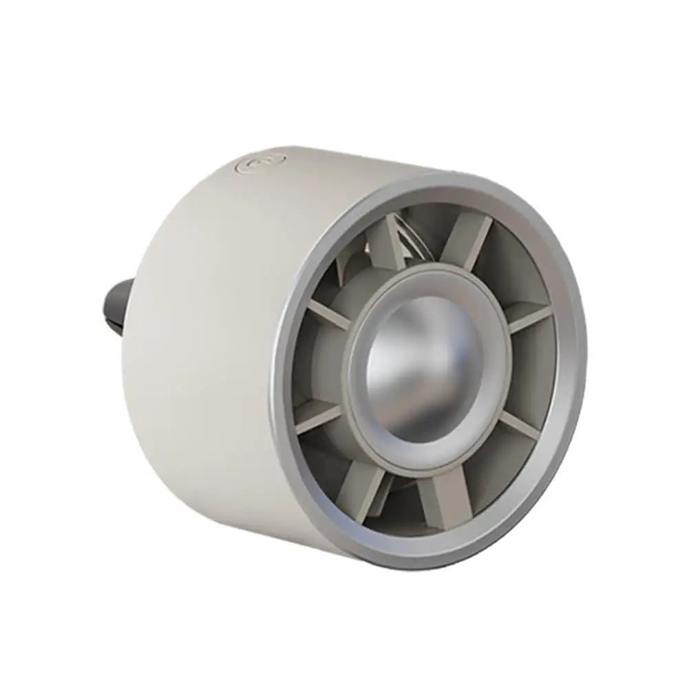 Car Air Vent Mini Fan with Colorful LED Light Quiet 360 Rotation USB Cooling Fan Portable Car Interior Cooler Accessory view 6