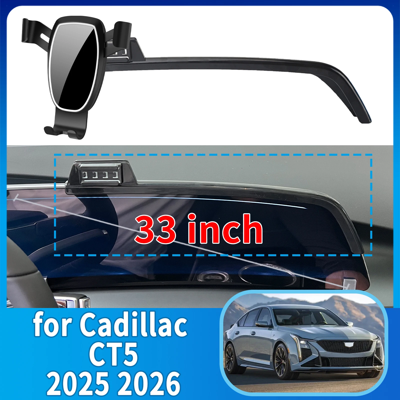 

fit for Cadillac CT5 2025 2026 ​​Anti-Shake Screen Base Phone Holder Mount Stand ​​ Dedicated Car​​ accessoires