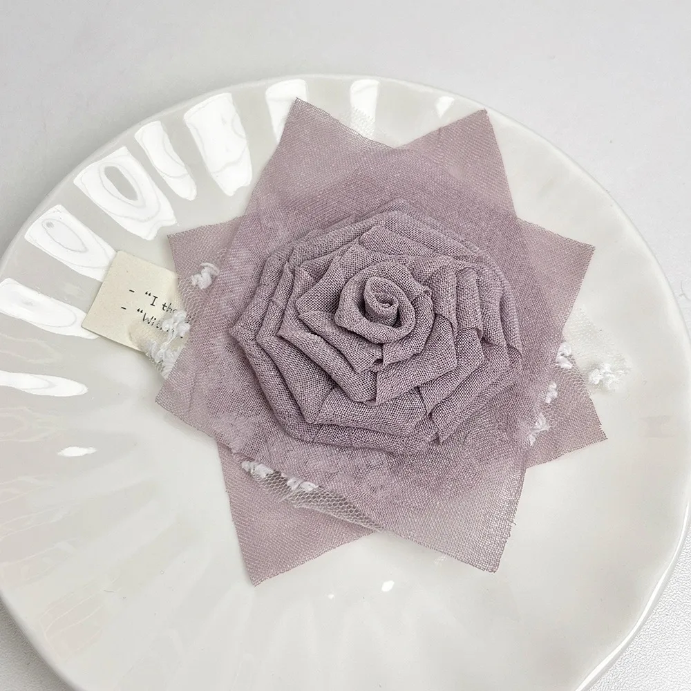 بروش زهور كبيرة للنساء ، دبابيس ديكور رومانسية ، الصدر الأنيق ، هدية فرنسية ، 8 *