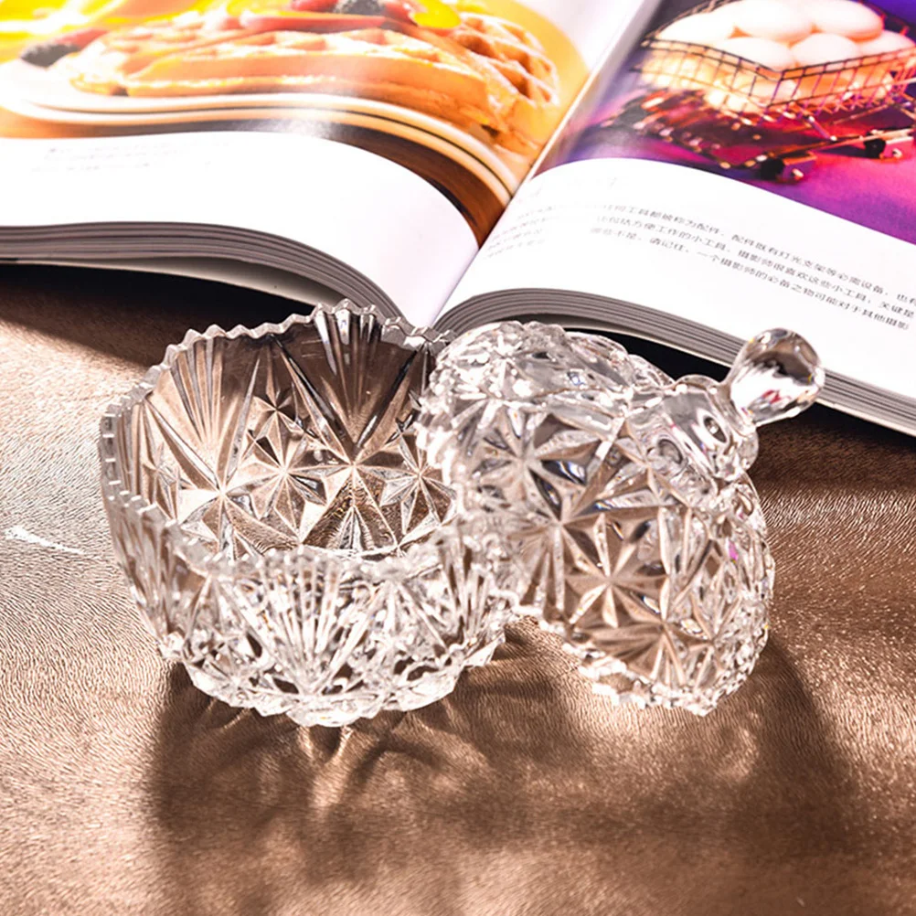 

1Pcs Candy Jar Glass Sealed Storage Container for Tea Coffee Dry Food Kitchen Organization Transparent Food Storage Jar with Lid