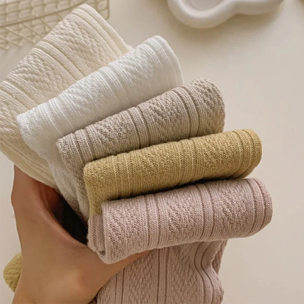 Fashion Soft Baby Legging Cotton Comfort Toddler Pantyhose Warm Lotus Edge Newborn Long Pants Socks Girls 1-6 Years Old