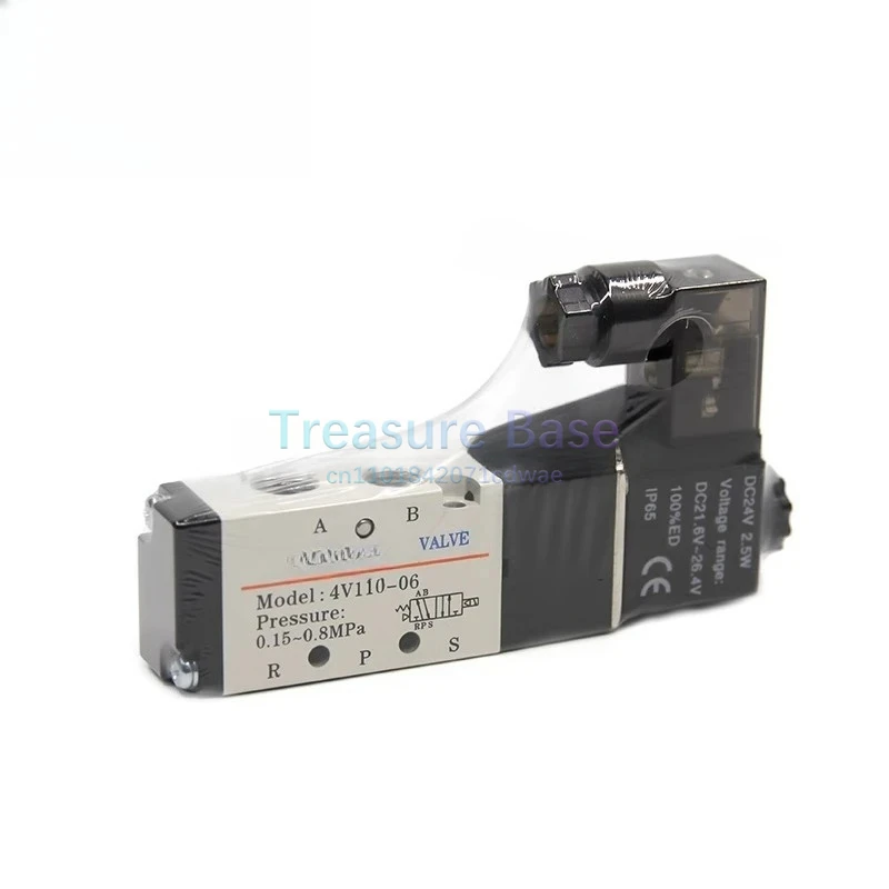

4V210-08 pneumatic solenoid dc24 pneumatic control valve AC220V coil