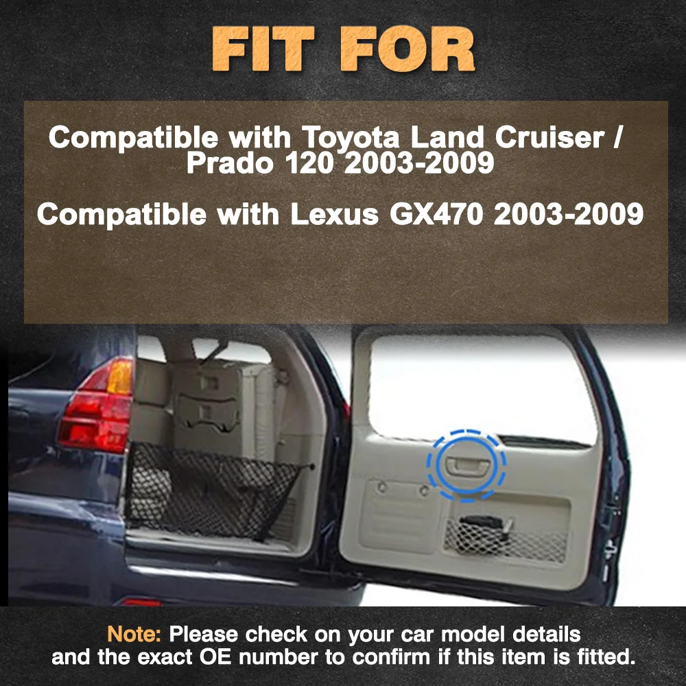 For Toyota Land Cruiser / Prado 120 2003-2009 74610-13011-A0 Rear Tail Gate Auxiliary Handle