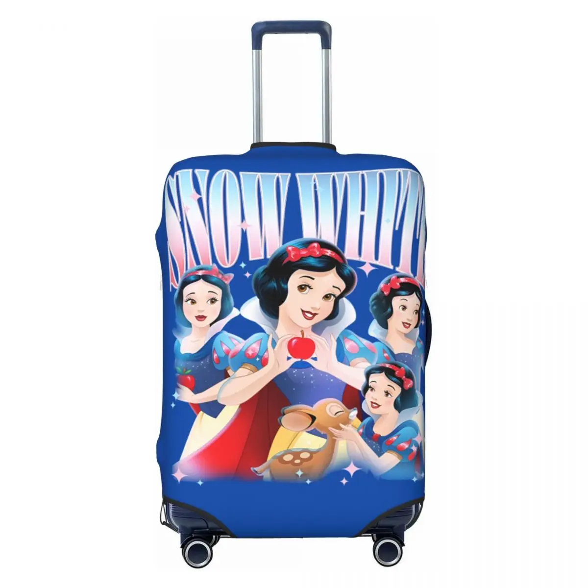 

Custom Snow White And The Seven Dwarfs Cartoon Luggage Cover Cute Comic Suitcase Protector Covers Suit For 18-32 inch