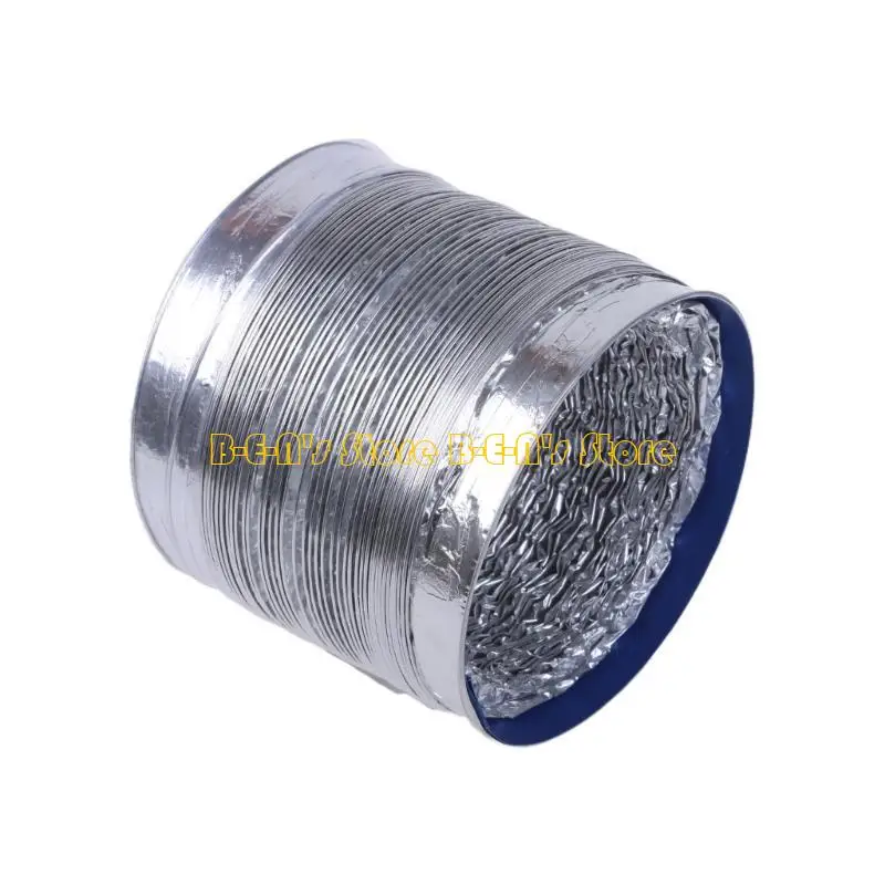 Y1AD 4.33inch Flexible Air Aluminum Ducting Retractable Dryer Vent Hose for Exhaust Fan & Blowers Exhaust Fan Hose 300cm/1.5m