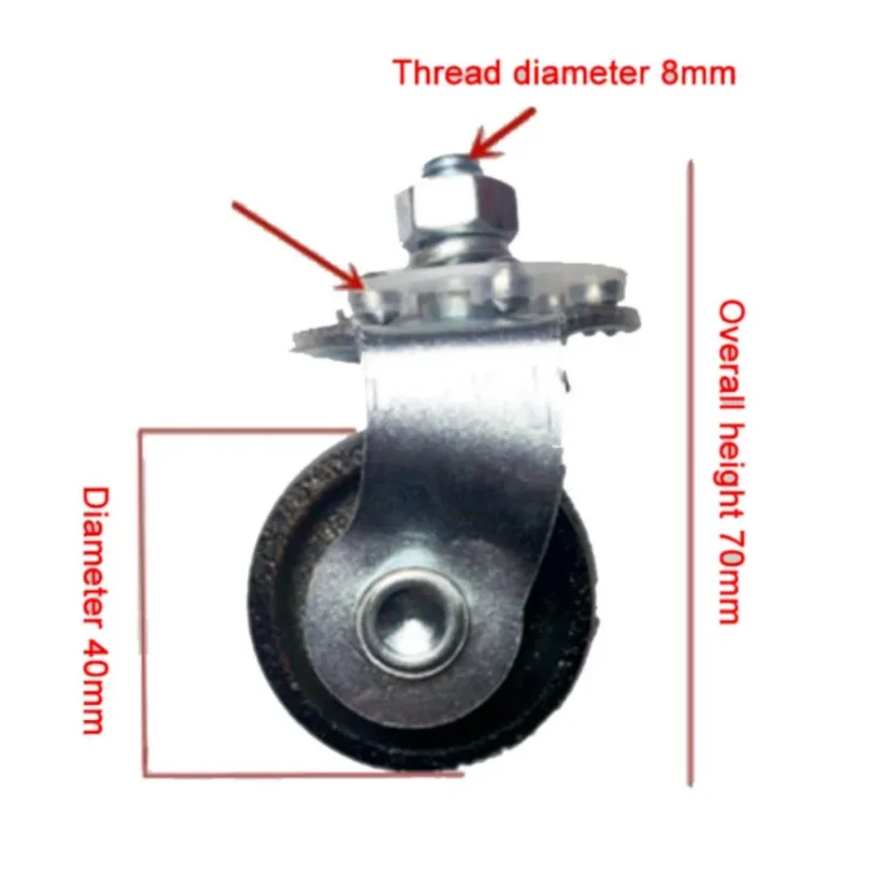 Free shipping 2T Horizontal Jack Universal Wheel Repair Accessories Iron Thickened Bracket  1pc