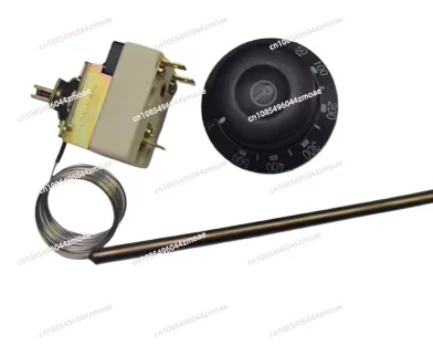 

Термостат для печи для пиццы, переключатель температуры, ручка регулировки, контроль температуры до 500 градусов, для электрической духовки