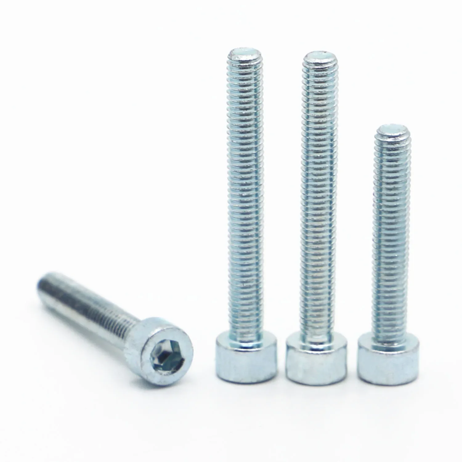 Hexagon Hex Socket Cap Head Screw Bolts M3 M4 M5 M6 M8 M10 8.8 Grade Galvanized Steel Allen Screw 