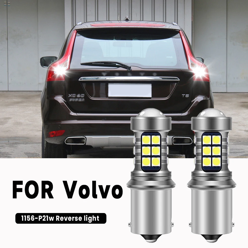 

2x p21w ba15s canbus led Luz de Backup LED para Volvo, lâmpada reversa XC60, 2008-2017, 2009, 2010, 2011, 2012, 2013, 2014