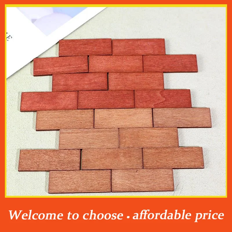 

[]10Pcs 1: 12 Scale Mini Wooden Dollhouse Floor Boards Miniature Dollhouse Flooring Bamboo Furniture For Model Accessories