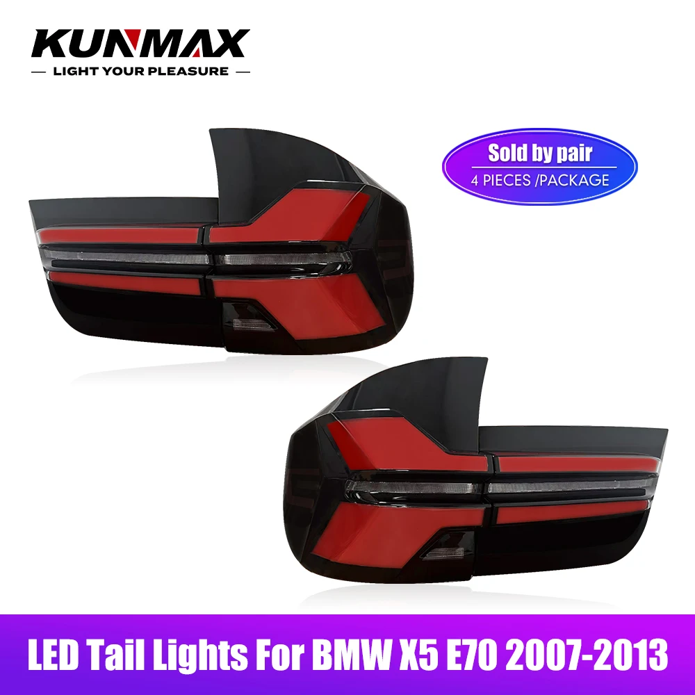 

2PCs LED Tail Lights For BMW X5 E70 2007-2013 Dynamic Turn Signal Brake Reverse DRL Tail Lamp Car Rear Tail Light Assembly
