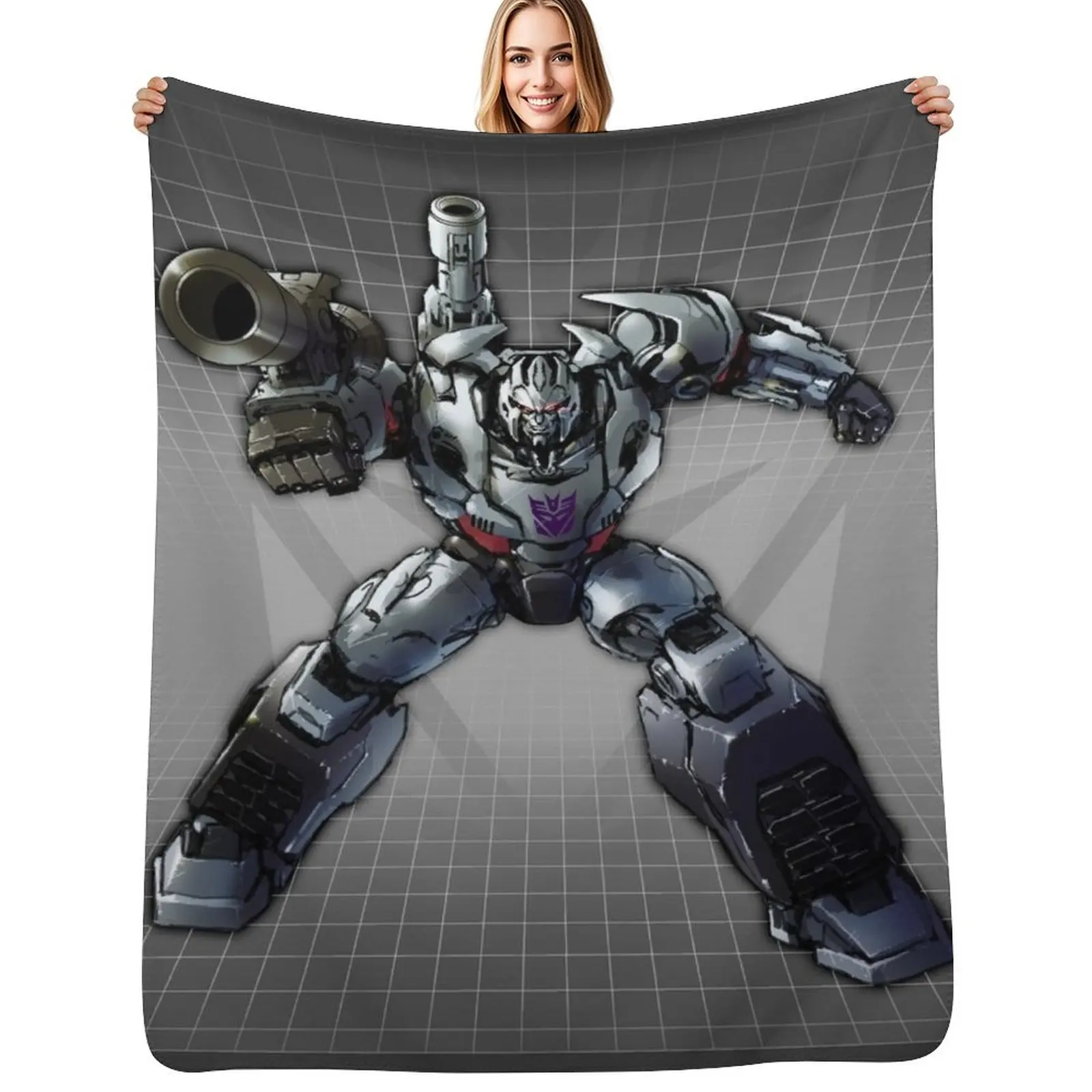 Megatron Throw Blanket Warm Comfortable Blanket for Office Napping
