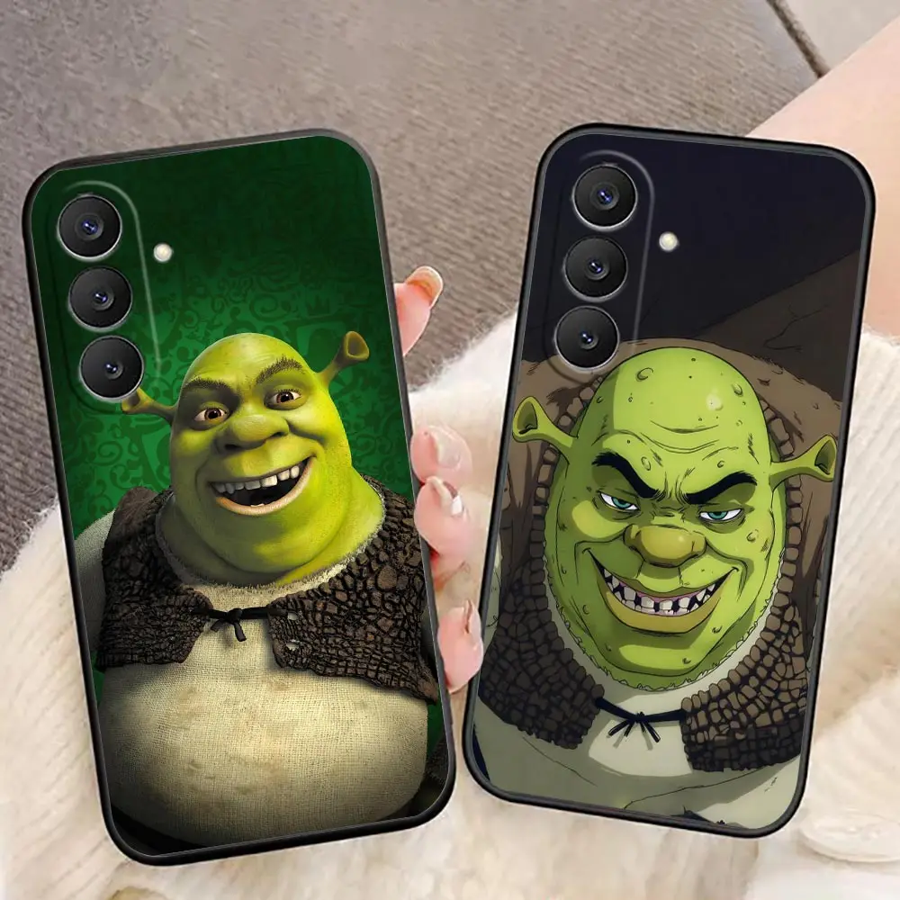 Monster S-Shrek Phone Case For Samsung Galaxy S26 S25 S24 S23 S22 S21 S20 FE Ultra Plus Silicone Funda Coque Shell Capa Cover