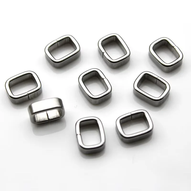 30 teile/los Edelstahl Metall Große Loch Spacer Perlen/Charms Slider Stopper Perlen Zubehör für Armband Schmuck DIY Handmade – Detail 1