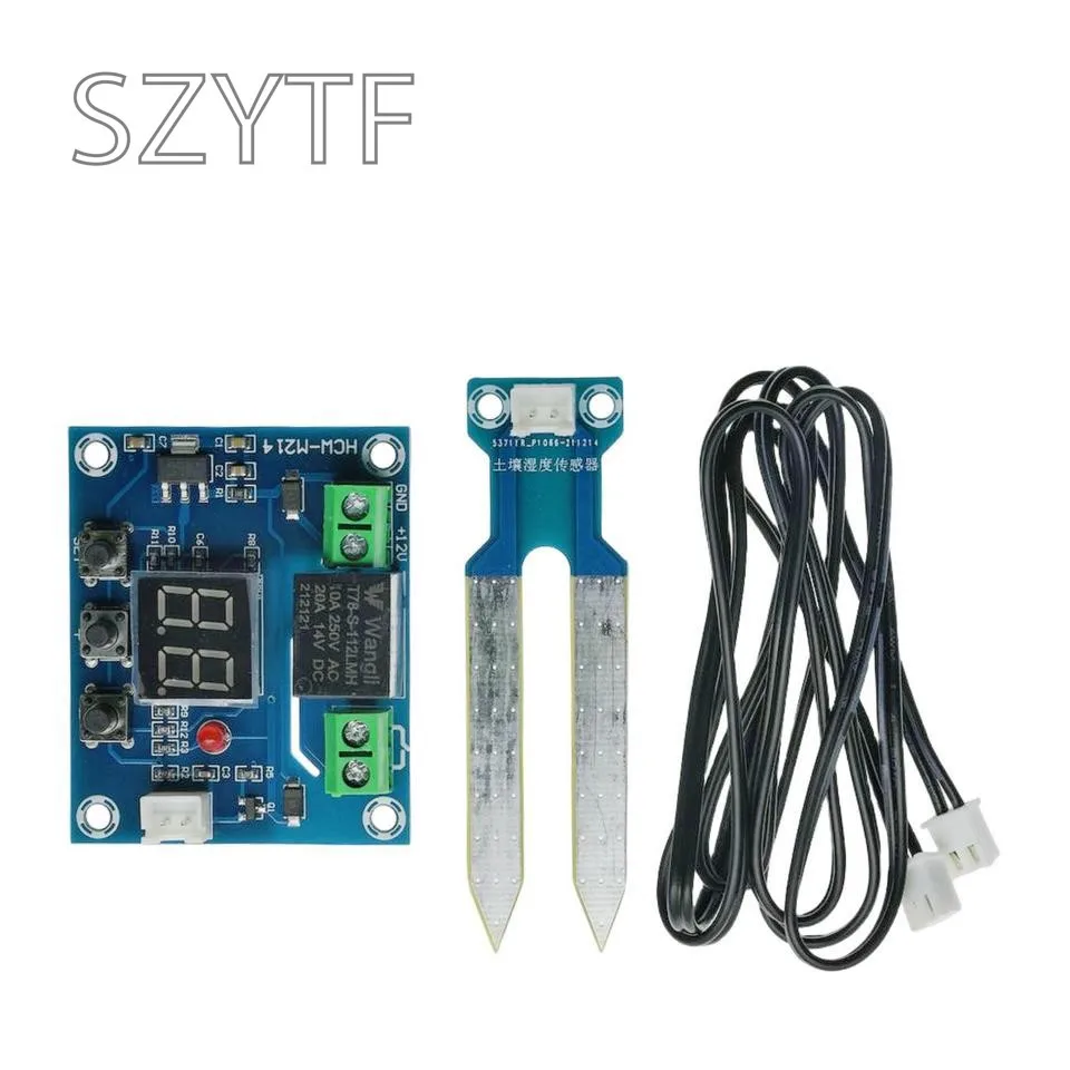 Modulo capacitivo del sensore di umidità del suolo/modulo di controllo del relè del Display digitale dell\'umidità del suolo irrigazione automatica