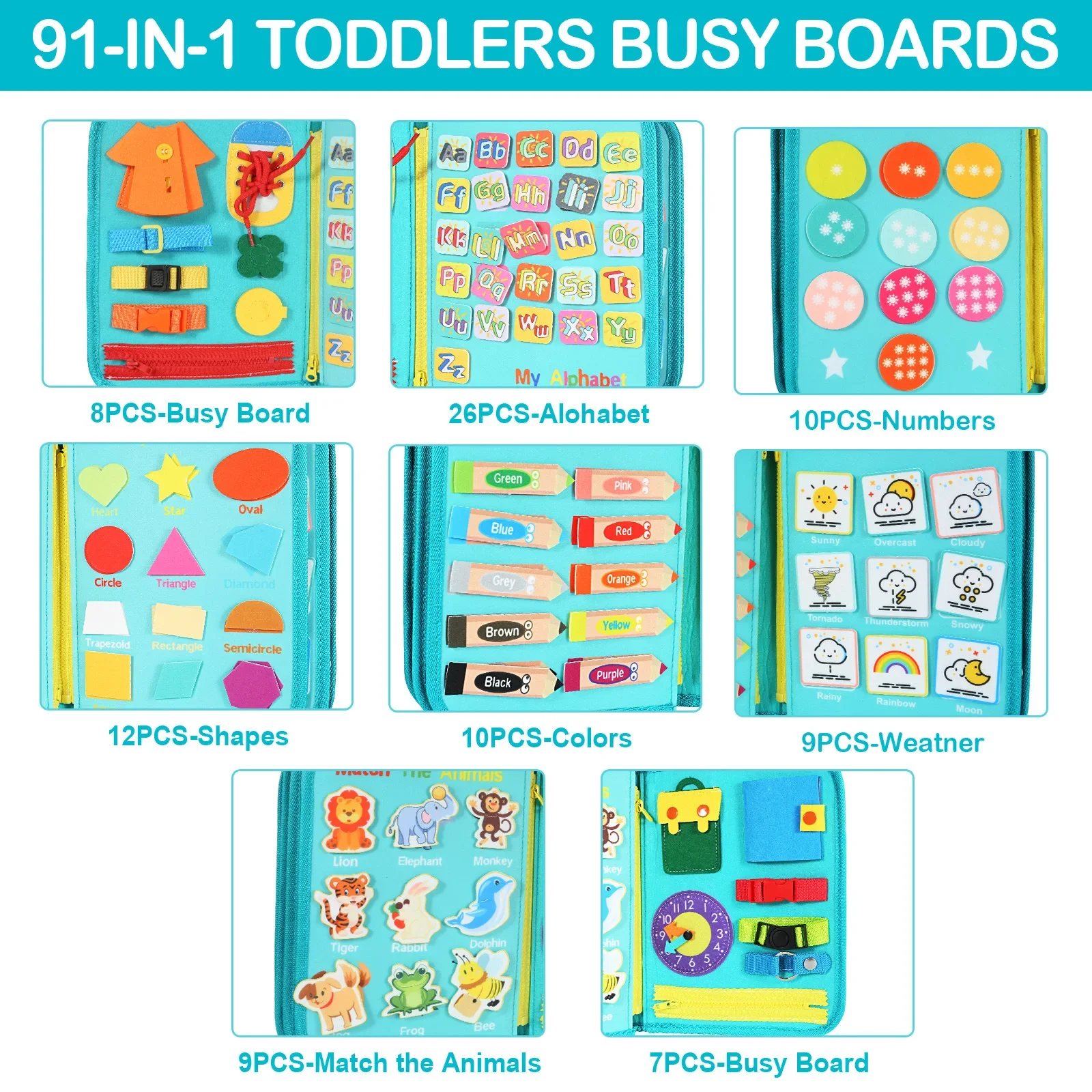 Zabawki planszowe Baby Busy, zabawki sensoryczne dla dzieci Montessori, edukacja w wieku przedszkolnym, zabawki do gier umiejętności motorycznych