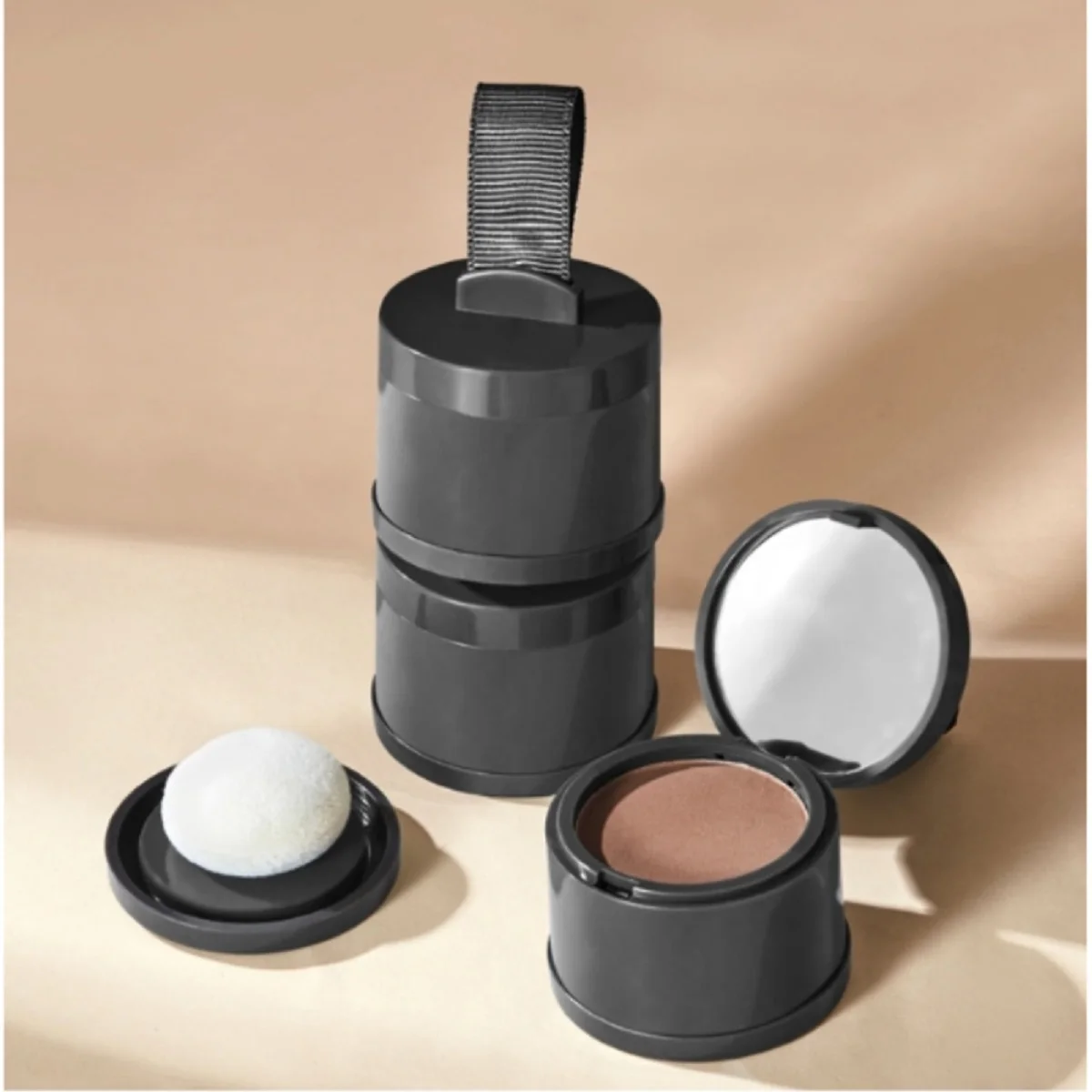 Portable Hair Fiber Powder Hairline Repair Filling Trimming Powder Waterproof Sweatproof Fill the forehead Hairline powder
