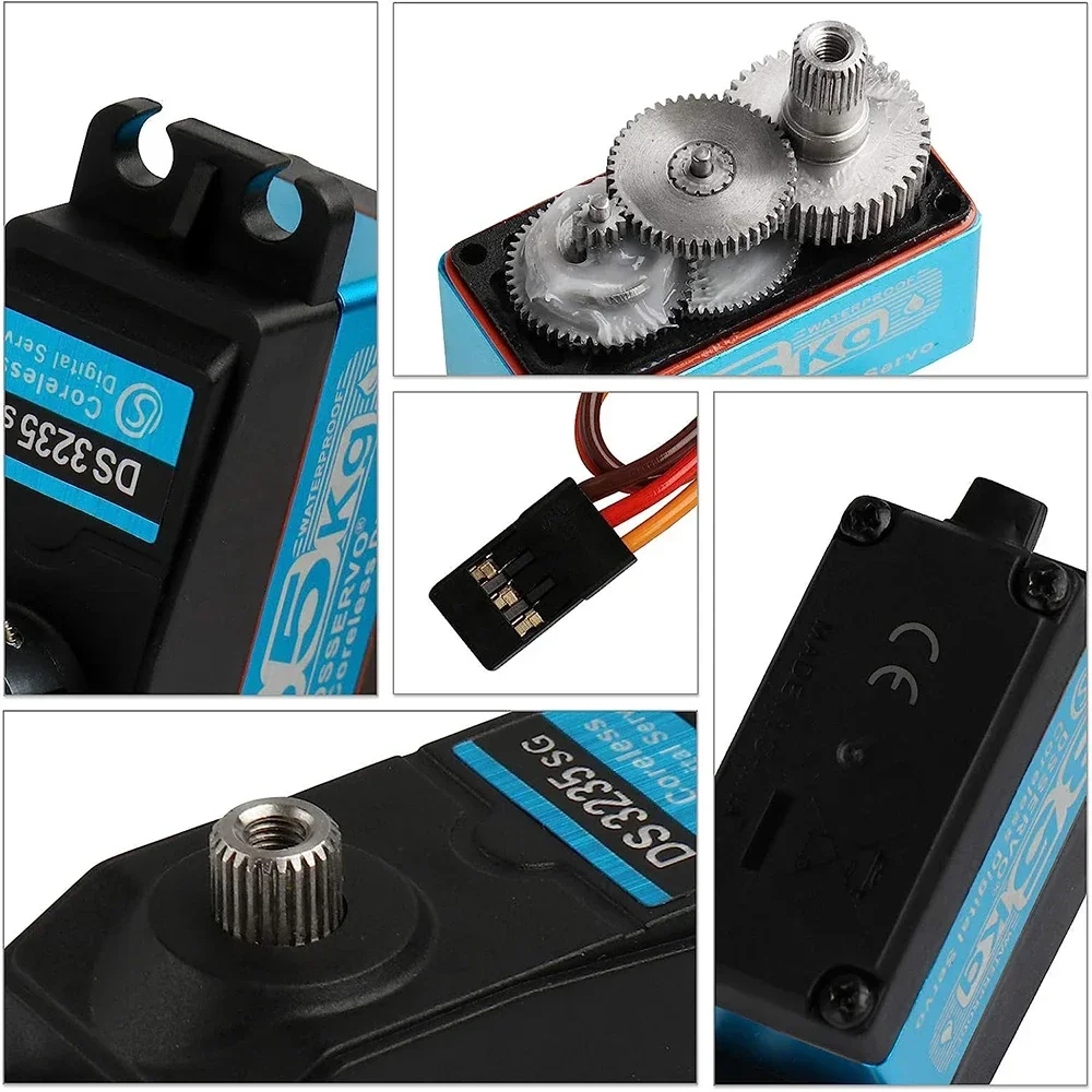 DS3225 DS3235 DS3245 25kg 35kg 45kg High Torque Coreless Digital Servo Motor 180/270 Degree Stainless for Baja Car RC Robot