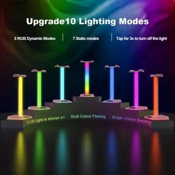 8 最佳銷售 RGB耳機支架 - №6