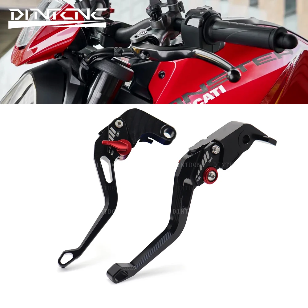 Front Brake Clutch Lever Adjustable Tie Rod Aluminum CNC For DUCATI MONSTER937 MONSTER 950 937 2021 2022 Motorcycle Accessories