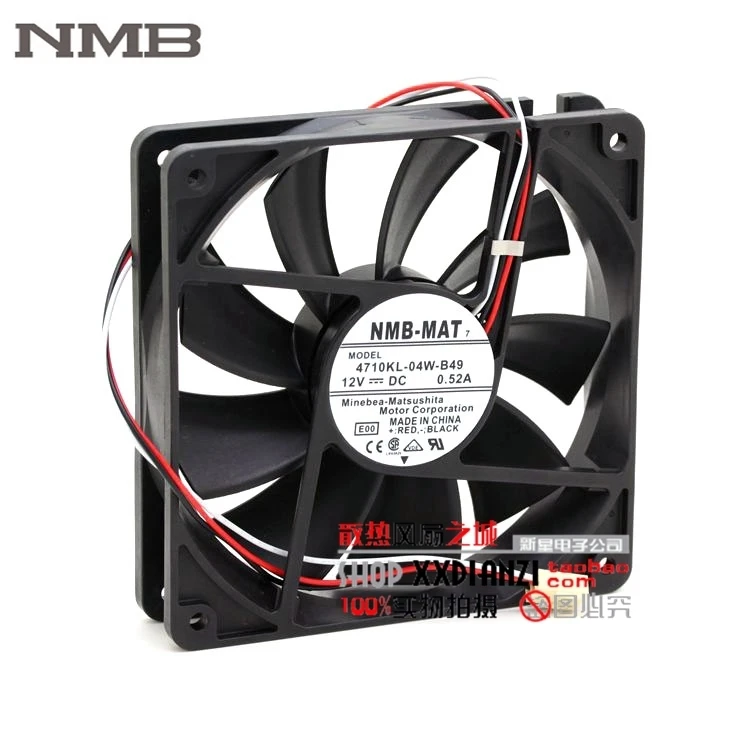 

Вентилятор шасси для NMB7 4710KL-04W-B49 12025 12 см 0.52A 12V