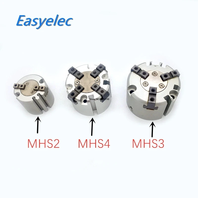 MHSH3 with Inner Hole 3 Jaw Pneumatic Air Gripper Parallel Style MHSH MHSH3-16D MHSH3-20D