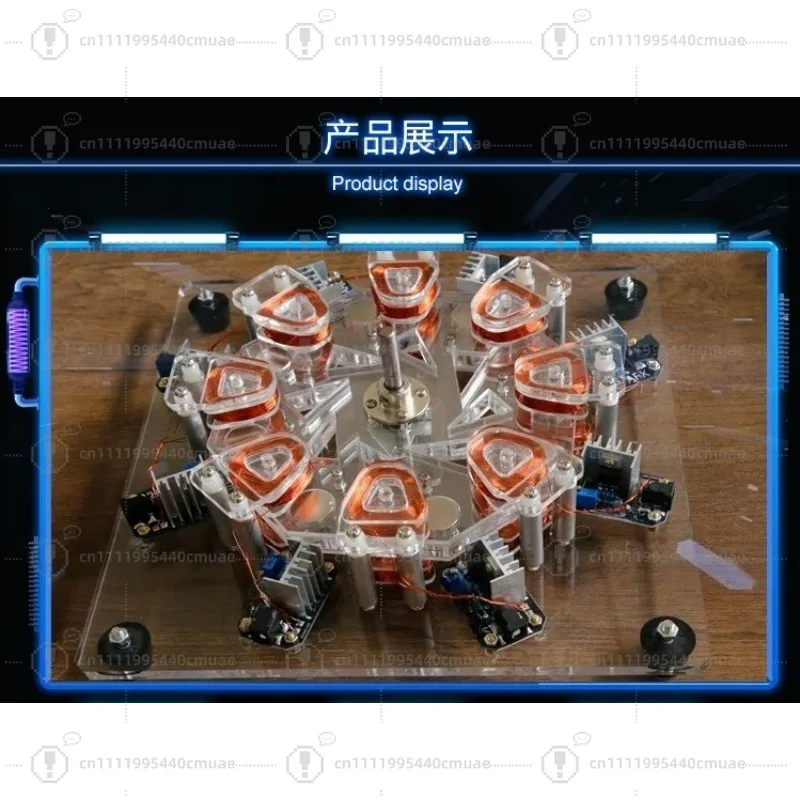 Experimental Model of Small Strong Magnetic Generator for High Power Motor of Disc Star Engine