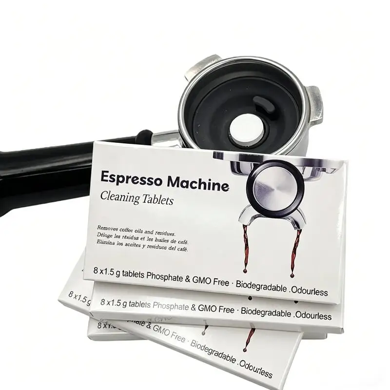 8Pcs/set Coffee Machine Espressos Device Descaler Tabs Espressos Machine Cleaning Tablets Cleaner Descaler Tablets For Home