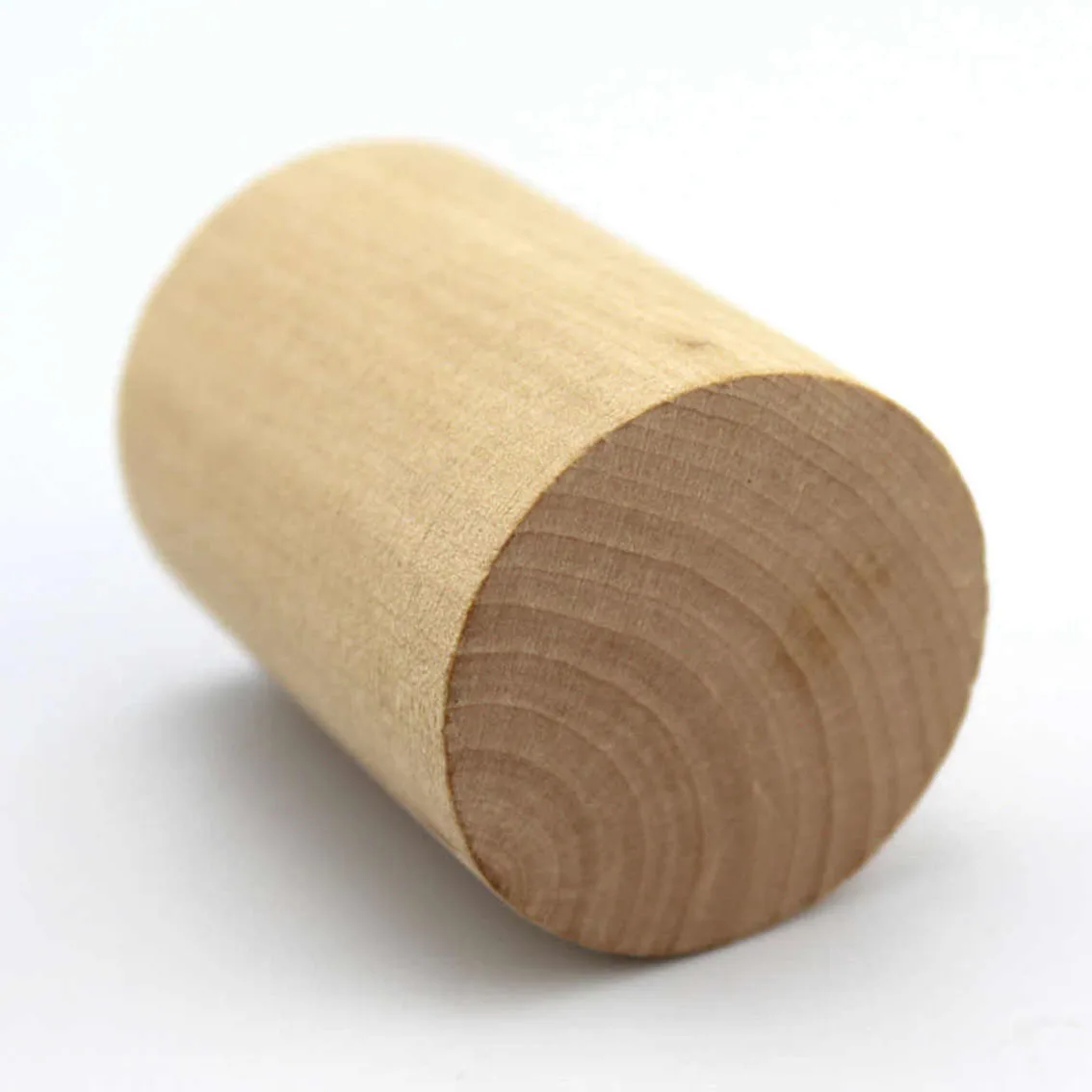 1-50Pcs Round Pine Wood Rod Diameter 10/20/30/40/50mm Length 55mm Solid Wood Strip DIY Model Material Accessories