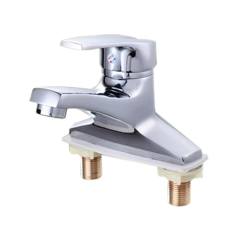 

Bathroom Washbasin Above Counter Basin Faucet Zinc Alloy Double Hole Single Handle Basin Faucet