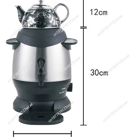 6L Stainless Steel Electric Samovar Household Rapid Heating Tea Brewing Kettle