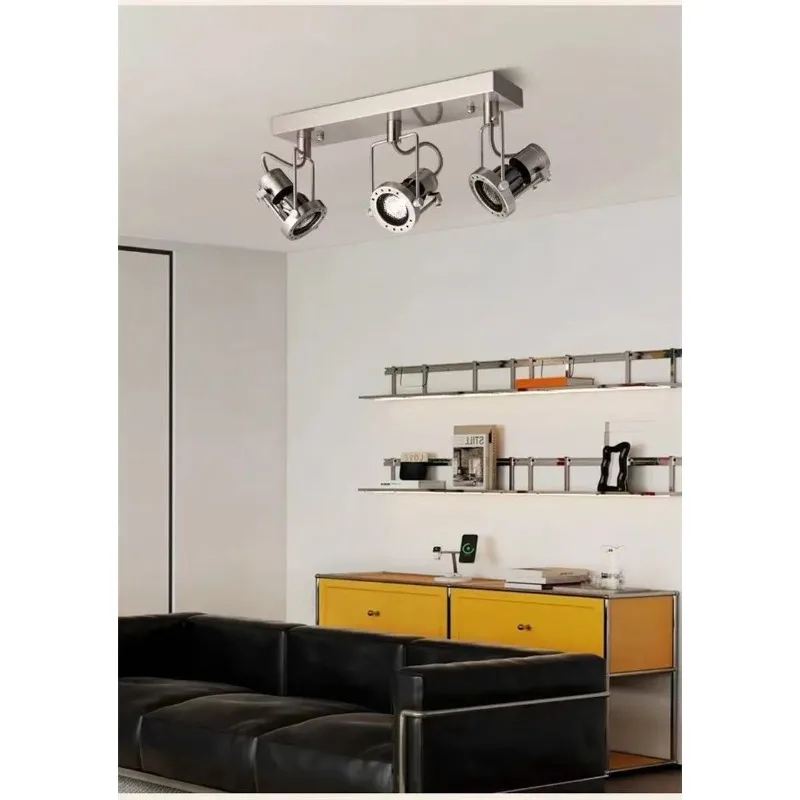 Creative Vintage Surface Mounted Metal LED Track Light Living Room Entryway Background Bar Restaurant Bedroom Balcony Decor New