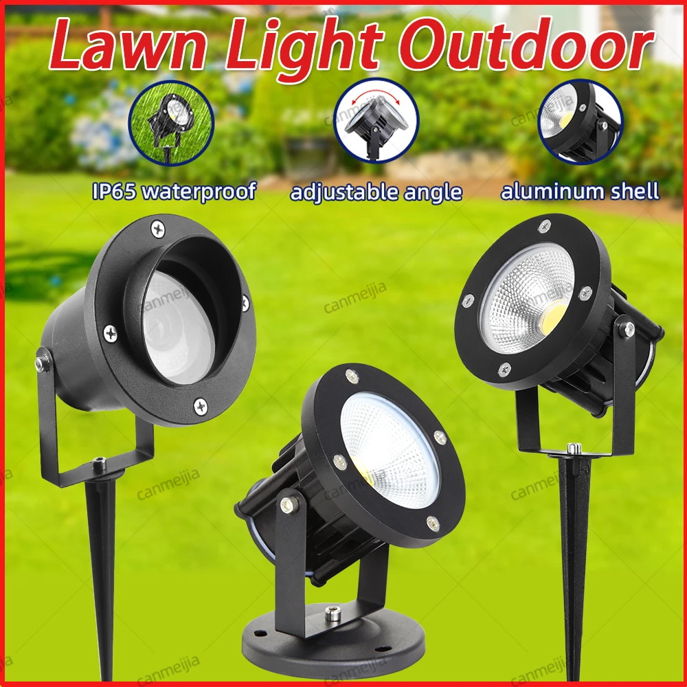 

Outdoor LED Lawn Light GU10 Replaceable Bulb 85-265V Pathway Lamp Waterproof Garden Patio Lamp Landscape Spotlight Walkway Yard
