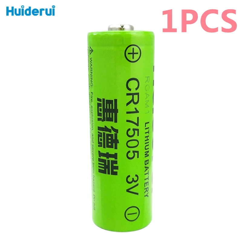 Huidrui CR17505 3V primary lithium battery for smart water meters smoke alarms GPS locators IoT sensors