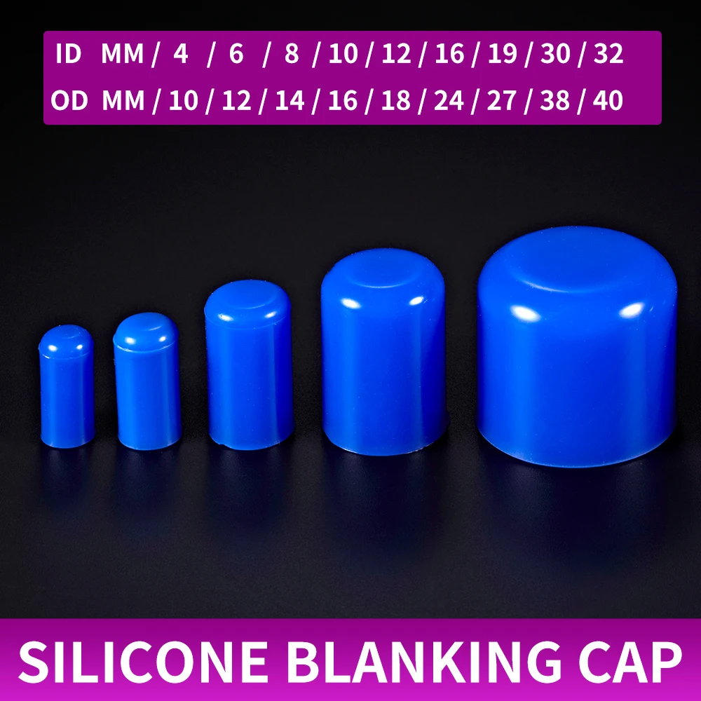SK CUSTOM Silicone Blanking Cap 4mm/6mm/8mm/10mm/12mm16mm/19mm/25mm/30/32 Intake Vacuum Hose End Bung Auto Car Accessories Parts