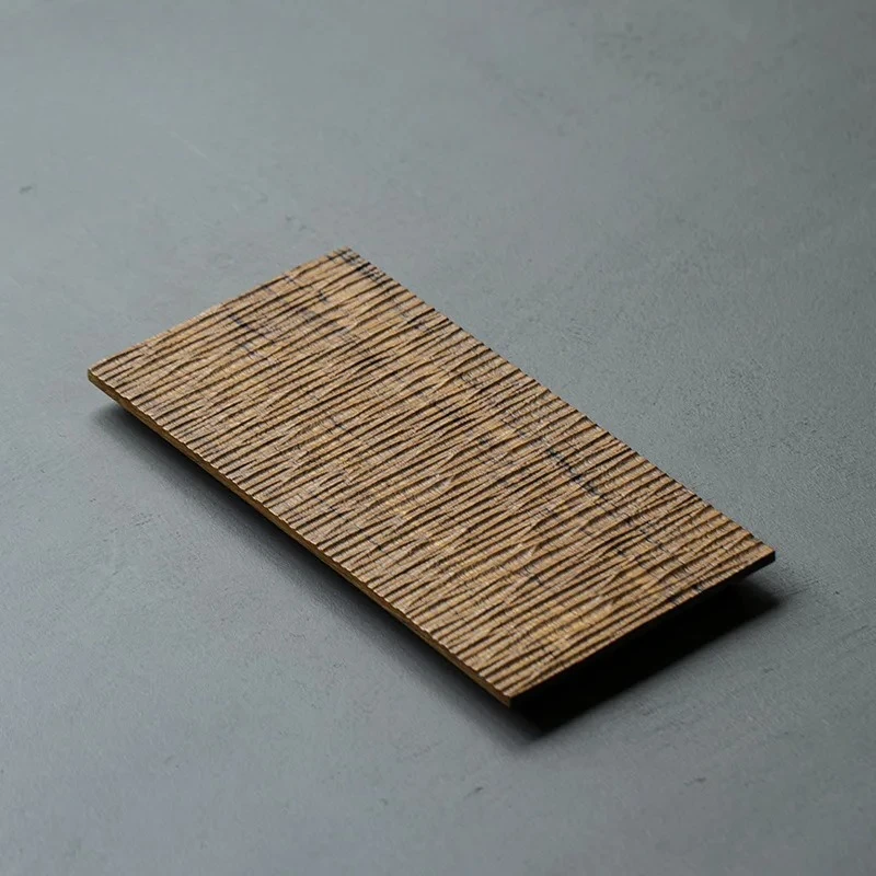 Myanmar Teak Dry  Tray Zen Solid Wood Small  Plate Boutique Simple Mat Zen  Board Dishes For Serving Cha Decoration
