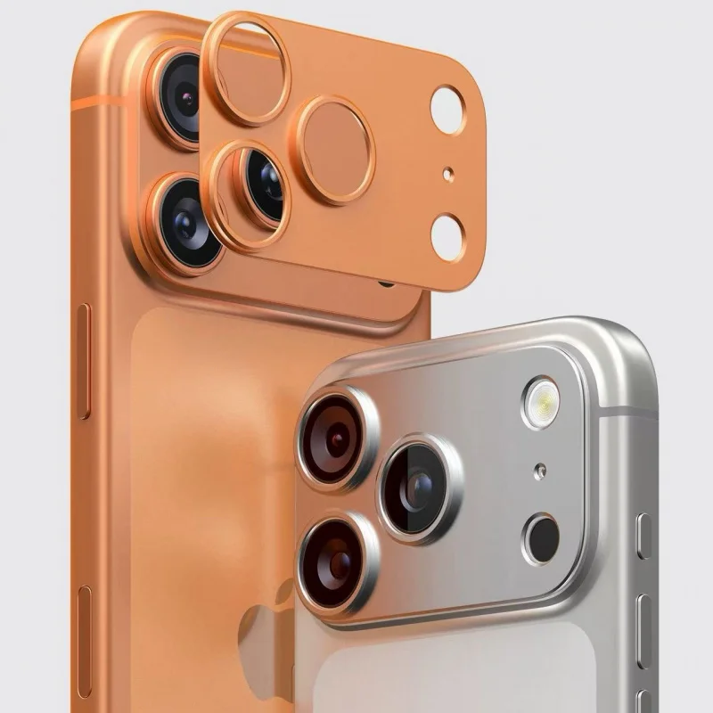 

Suitable for iPhone 17 Pro max integrated sandblasted hollow lens film Apple 17 Pro frosted armor protective tape