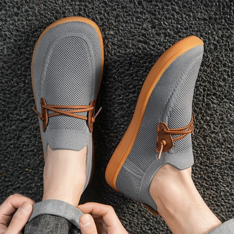 

Men's Wide Footed Shoes Anti Slip Walking Sports Shoes Lightweight and Breathable One Foot Running Shoe Fitness Tennis Shoes