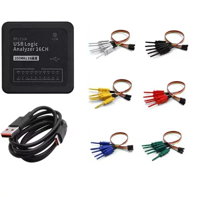 A69Z USB Logic Analyzer 16CH, Compact USB-C Logic Analyzer