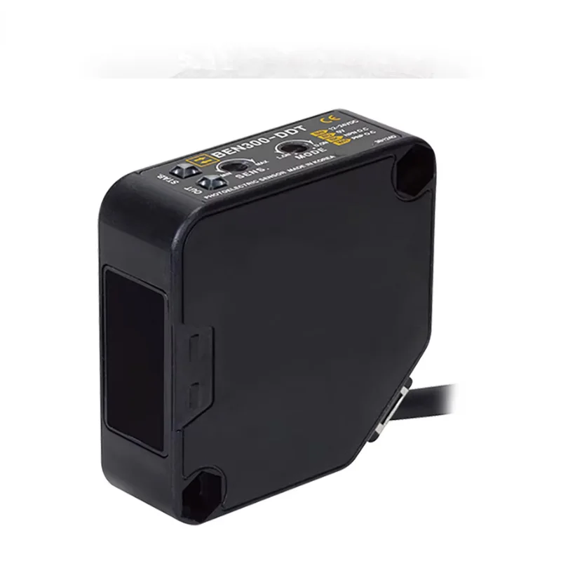 BEN300-DDT Photoelectric Sensor with 300mm Detection Range for Diffuse Reflection Type NPN/PNP Machine Mounting