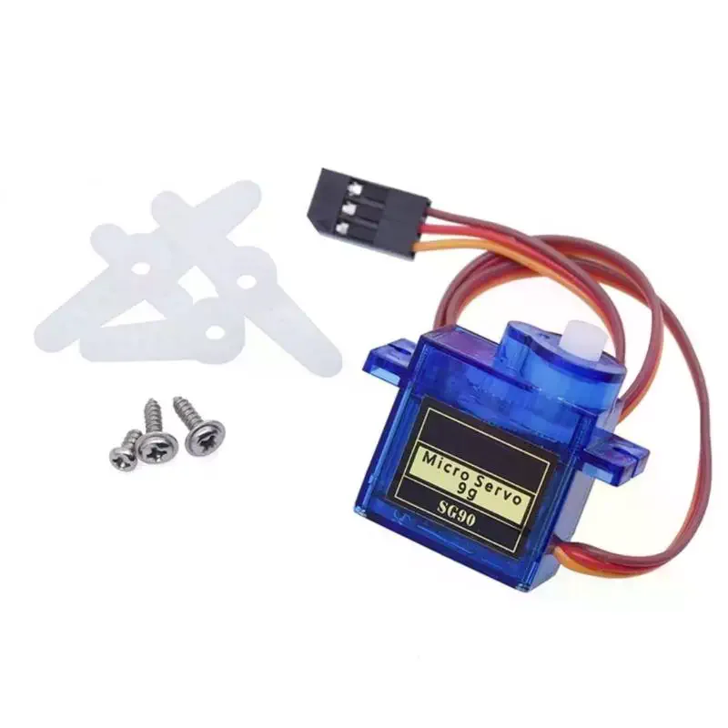 SG90 Micro Servo Motor 6Pcs Set 180/360 Degree Rotation Plastic Gear for RC Helicopter Drone DIY Robot Projects