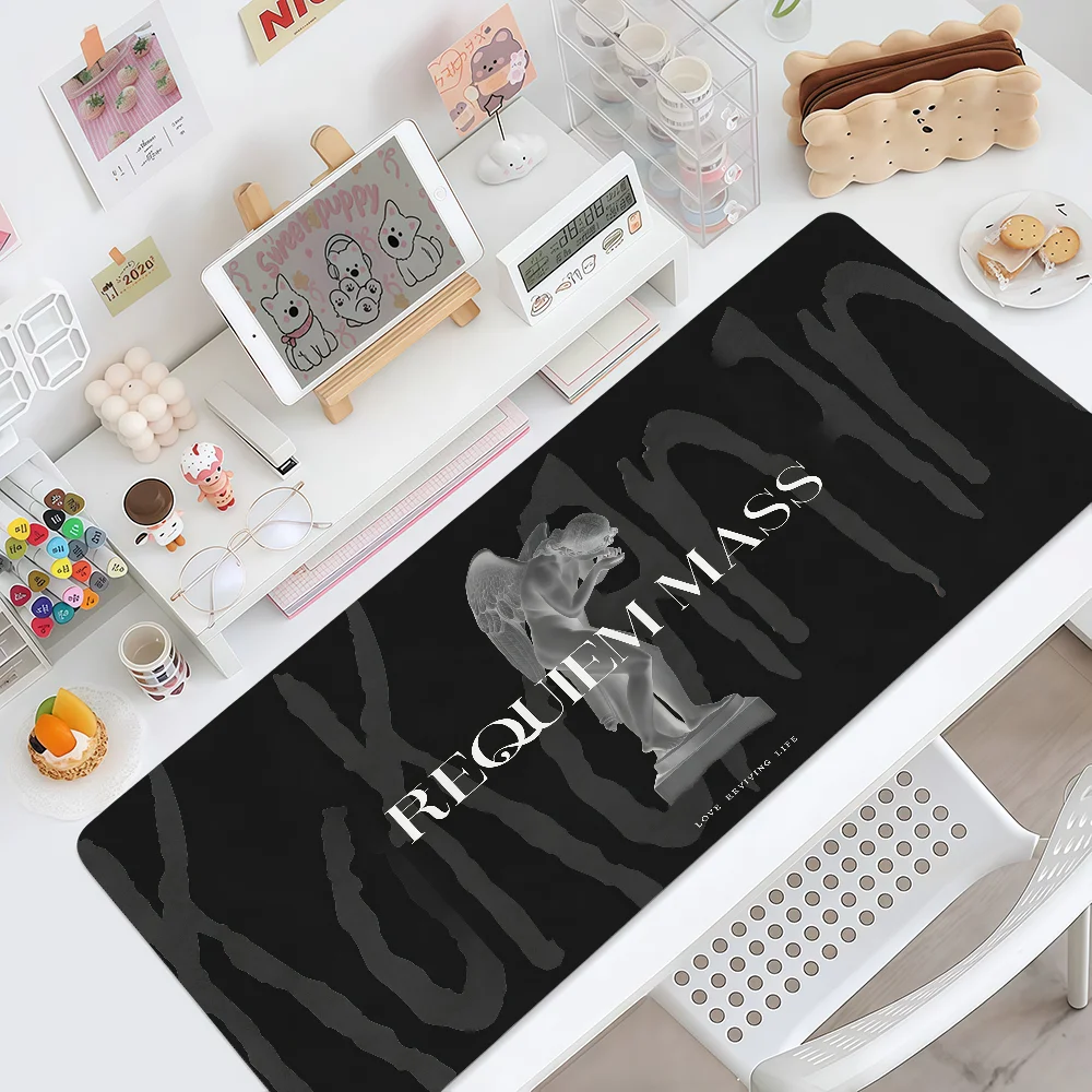 Mouse K-Korn Pad MousePad Non-slip Lockedge Office Cool Student Metal Gaming Band Thickened Large Writing Pad Cushion