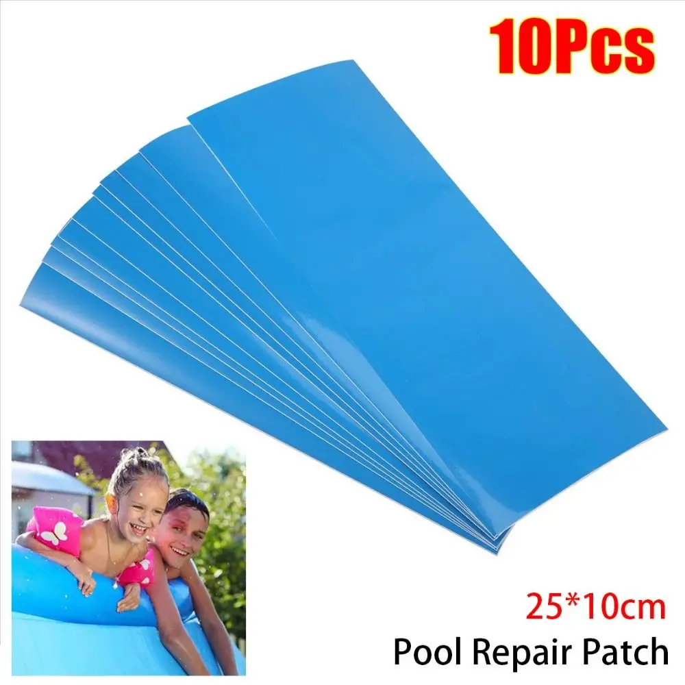 10Pcs New Underwater Repair Pool Repair Patches Self-Adhesive Multifunctional Pool Repair Kit For Swimming Pool PVC Patch Glue