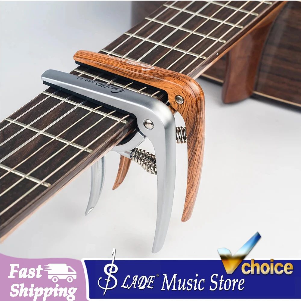 GGC-04 Guitar Capo Zinc Alloy Tuning Clamp Guitar Capo Guitar Parts for Acoustic Classical Electric Guitar Ukulele Mandolin