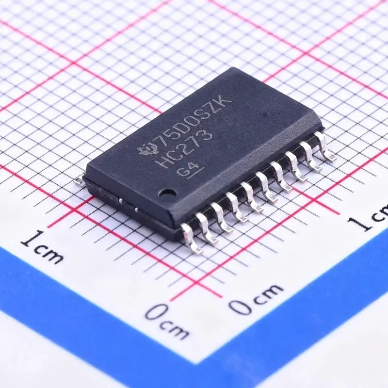 20PCS/LOT SN74HC273DWR marking HC273 Flip Flop 1 Element D-Type 8 Bit Positive Edge 20-SOIC (0.295