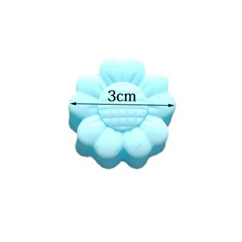 10pcs Leaf Various Flower Designs Silicone Cake Mold Chocolate Pudding Ice Mould Cupcake Baking Tools DIY Mini Soap Molds