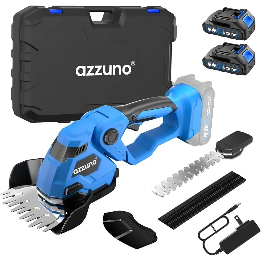 

Беспроводной триммер для живой изгороди 2 в 1, электрические ножницы для травы, триммер для кустарников с аккумулятором 2 Ач, ручной резак для травы, триммер для кустарников Gar