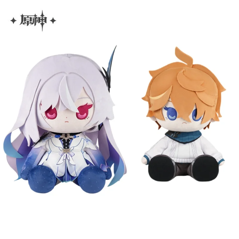 

Оригинальная плюшевая кукла Genshin Impact 35 см Skirk Ajax Tartaglia, плюшевая кукла, мультяшная плюшевая подушка для сидения, модная коллекция игрушек, подарки