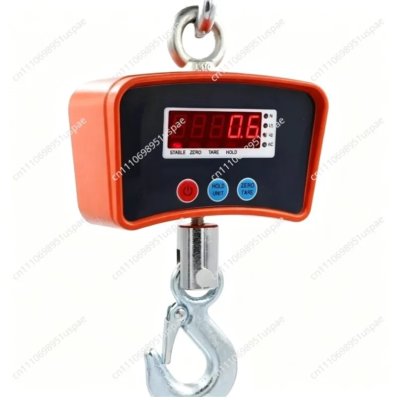 Digital Hanging Scale  Portable Electronic Crane Scale Weight Heavy Duty Industrial Weighing Hook
