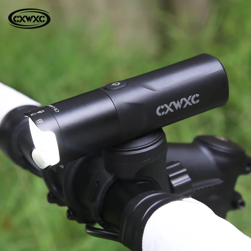 CXWXC 400-800LM Bicycle Headlight High Brightness IP66 Waterproof Road MTB Bike Lamp USB Anti-Glare Cycling Safety Front Lights